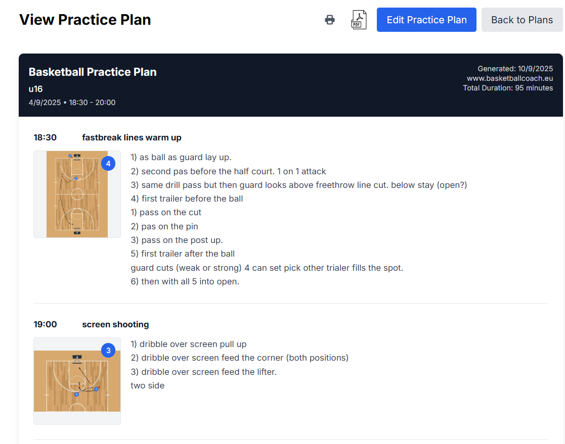 Practice Planning